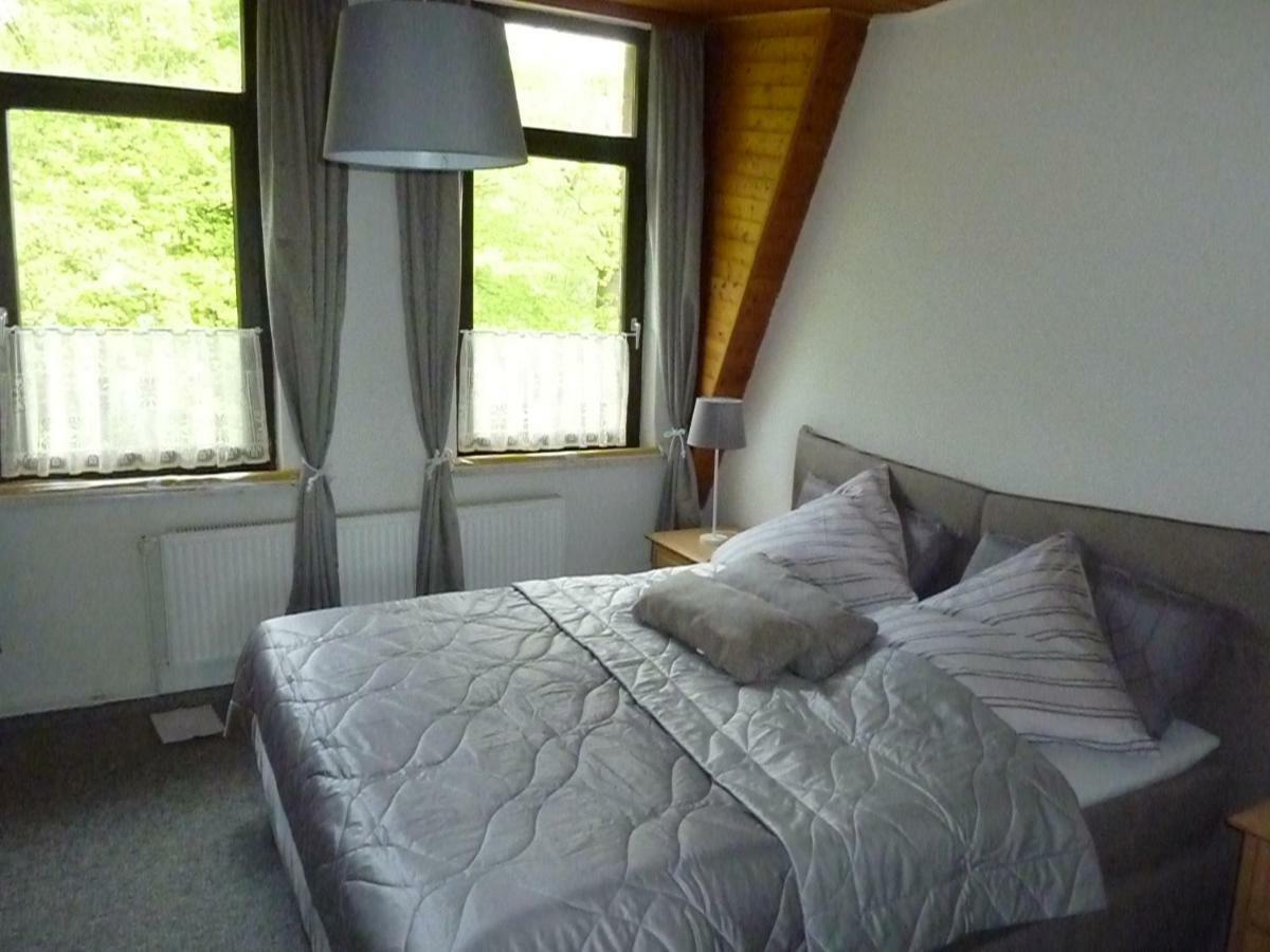 Ferienwohnung Ehemaliges Waldkurhaus Drangstedt Exterior foto
